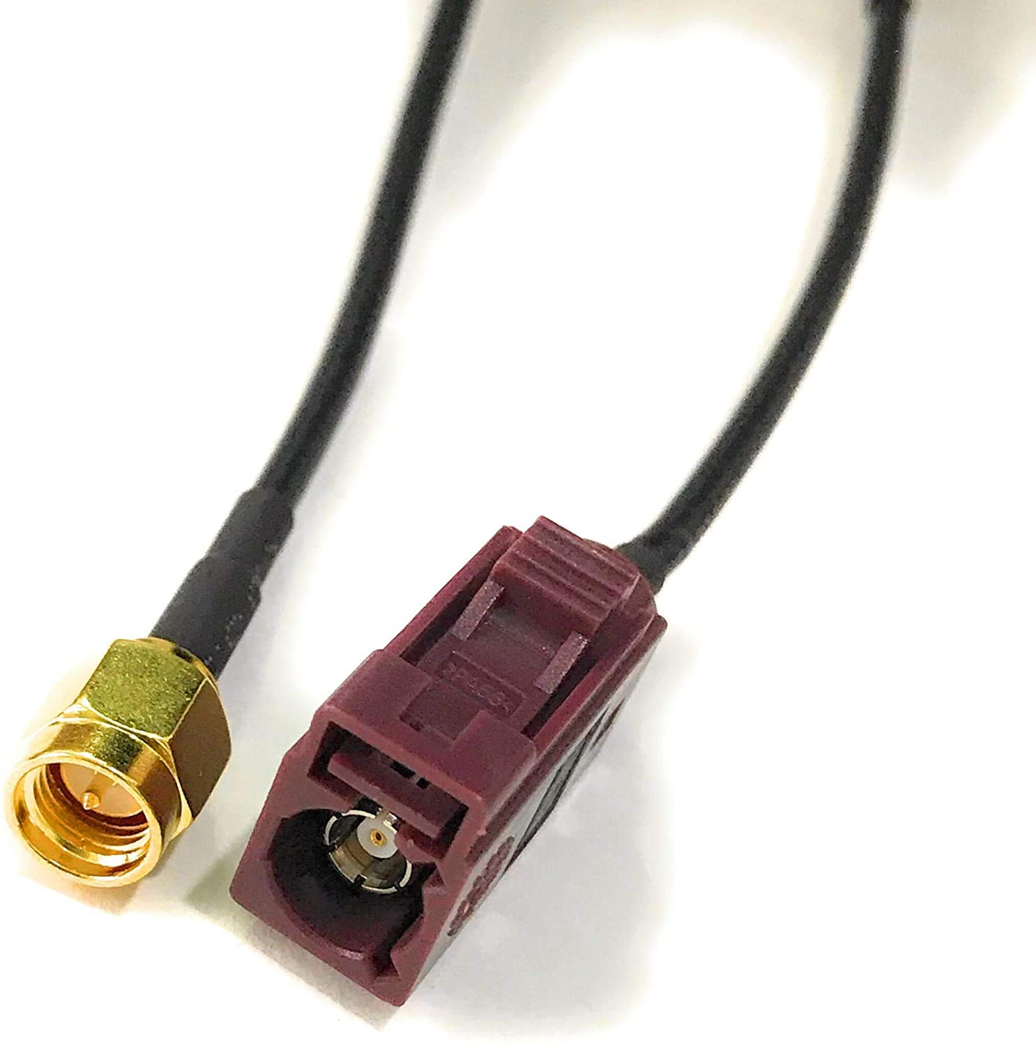 3AN Telecom GSM Antenna Extension Cable Fakra D Female to SMA Male Connector pigital Cable RG174 20cm (20cm)