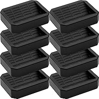 Peohud 8 Pack Bed Furniture Stopper, Rubber Furniture Caster Cups, Wheel Stopper Fits to All Wheels of Furniture, Sofas, Beds