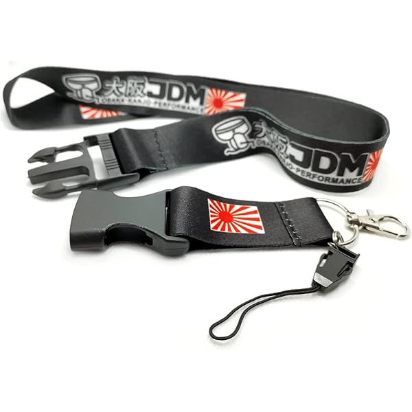 SPARCO JDM Portachiavi Metallo Anello Chiavi Cordino Cinturino - Foto 3