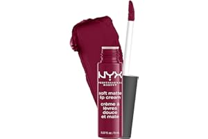 NYX Professional Makeup Rouge à Lèvres Soft Matte Lip Cream, Fini Mat Crémeux, Couleur Ultra-Pigmentée, Tenue Longue Durée, Teinte : Copenhagen (20)