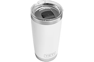 Yeti Rambler - Bicchiere da 590 ml, in acciaio inox, con coperchio MagSlider