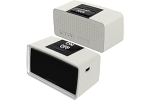 Healvaluefit Simple Music Player for Elderly - Easy-to-Use Audiobook Player with 32GB TF Card, Large Button MP3 Player for Seniors, Visually Impaired, and Alzheimer's Patients (White Gray)