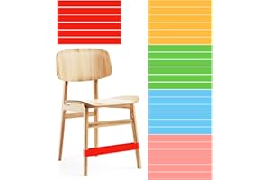 PLULON 30 Pack Chair Bands for Kids with Fidgety Feet Colorful Chair Fidget Bands Desks Stretch Foot Band ADHD Sensory Flexible Bands for Classroom Home