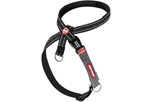 EzyDog Anti Zieh Geschirr Hund - Crosscheck Hundegeschirr für Kleine, Mittelgroße und Große Hunde, Hundetraining Zubehör, Ref