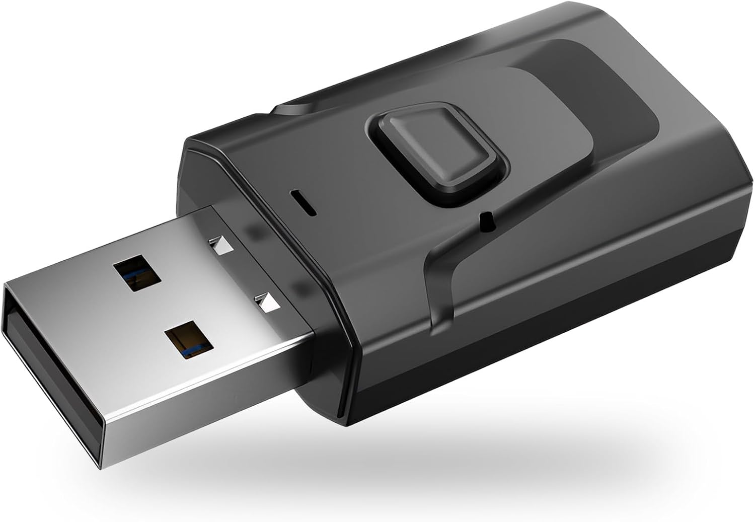 Bluetooth 5.4 USB Receptor Adaptador Transmisor de TV con Jack 3,5 mm Plug & Play Compatible con TV PC Estéreo y Altavoces Windows 7/8.1/10/11