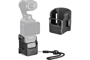 ‎SMALLRIG SMALLRIG Expansion Adapter Accessorie do DJI Osmo Pocket 3, aluminiowa klatka ochronna, 52 g lekkie mocowanie do Pocket 3, z mocowaniem na zimną stopkę, 1/4"-20 gwintowane uchwyty i -5072