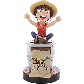Cableguys One Piece Figurine Gaming Luffy - Support pour Manette ou Smartphone - Câble USB Inclus - 20 cm : Amazon.fr: Jeux vidéo