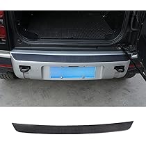ABS Zwarte Carrosserie Achterdeur Kant Anti-Kras Protetive Cover Frame Stickers voor LR Defender 2020-2022 (Achterdeur Kant