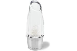 Cole & Mason H308892P Milston Molinillo de Sal, Precision+/Molienda Ajustable, Acero Inoxidable/Acrílico, 160mm, Incluye 1 x Molino, Garanzia del Meccanismo a Vita