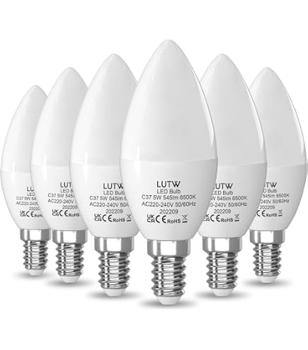 10er-Set LED-Birnen E14, 5W, 430 Lm, Kaltweiß 6000K – Ersatz Für 50W Halogen, Nicht Dimmbar