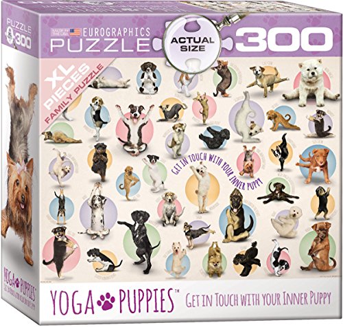 Preisvergleich Produktbild Eurographics 21.082–2.519,7 cm "Yoga-Welpen Puzzle (300)