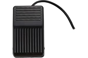 Bassulouda Interruptor de pedal eléctrico momentáneo de plástico antideslizante SPDT de 220 V 10 A