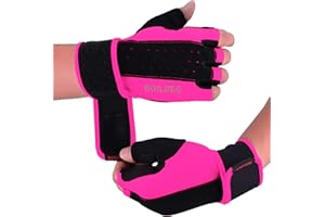 boildeg Guantes Gimnasio Hombre Mujer,Guantes Pesas Gym Guantes Fitness Transpirable con Protección Completa de Muñeca y Palma para Crossfit Levantamiento de Pesas Musculación