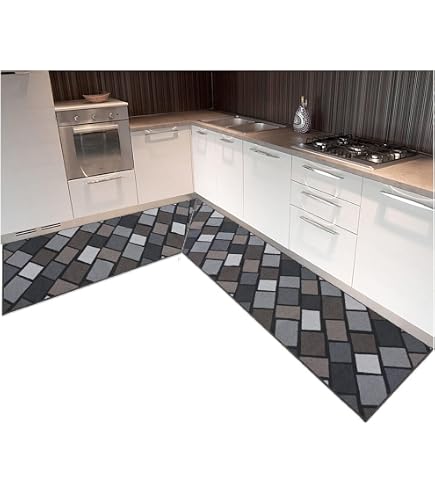 Tappeto Assorbente Cucina Tappeto Per Cucina Angolare Emmevi - Personalizzabile, Antiscivolo, Lavabile, 100% Made In Italy, Fino A 400 Cm Tappeto Cucina Angolare - 8