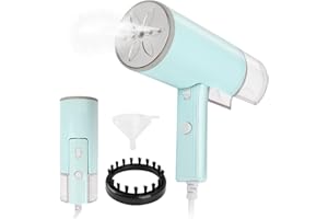 Honeyhouse Mini-Dampfglätter, 800 W faltbares Handreise-Dampfbügeleisen mit 150 ml Dampftank, tragbares Dampfbügeleisen schnell aufheizend für den täglichen Gebrauch und auf Reisen