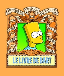 jaquette livre Le Livre de Bart. Encyclopédie Simpson du savoir