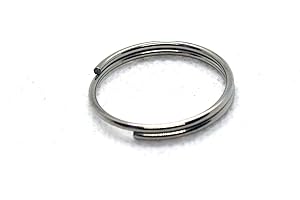 FIXITFLO 5 x Split Safety Rings A4 Stainless Steel 316 Marine Grade (1.5mm thick x 30mm outer d)
