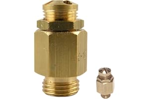 FITTINGSTORE Mini soupapes de sécurité réglables en laiton - Non certifié