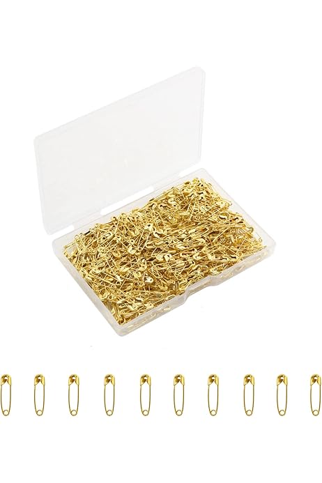 Lot De 130 épingles à Nourrice Mini Colorées 19 Mm - Métal Nickelé - Pour Couture, Bijoux, Artisanat