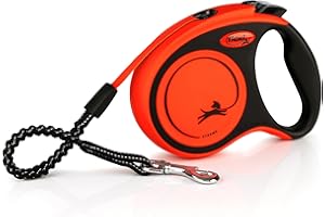 flexi Smycz rolowana Xtreme - taśma Leash Orange - S