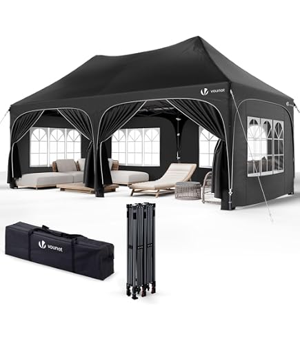 Sacchi Sabbia Per Gazebo - 4 Pezzi Nero, Tessuto Oxford, Portata