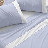 Burrito Blanco | Bed Sheet Set | 90 cm Bed (+ Sizes Available) | Design 238 | Blue Color (90 x 190/200 cm.) | 3 Piezas: Bajer