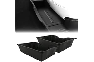 Soekodu Untersitz Aufbewahrungsbox kompatibel mit Tesla Model Y 2021 2022 2023, Silikon Aufbewahrungsbox für Vordersitze, Sitz Organizer Box