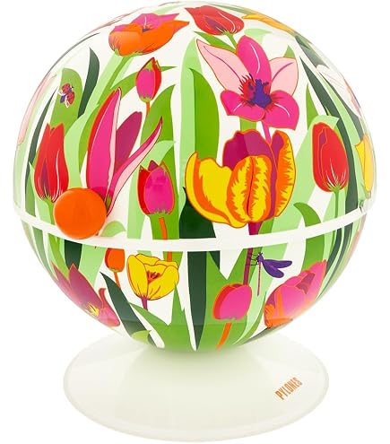 Boule à Sucre Pylones Jardin Fleuri - Métal - 13 X 14 Cm - Déco Table