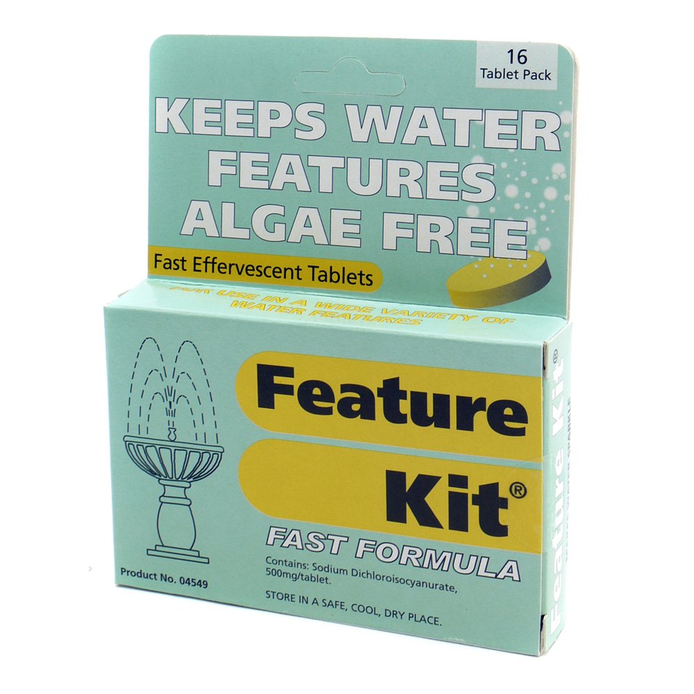 Water Feature Fountain Algae Remover Pond Pool Cleaner 16 Tablets