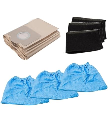 10 Sacs À Poussière 12L | Compatibles Avec Tous Les Aspirateurs Eau