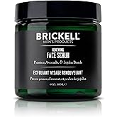 Brickell Men's Renewal Face Scrub, Natural &amp; Organic Deep Exfoliating Facial Scrub, 4 fl oz