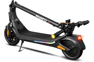 Trottinette Électrique Adulte CUNFON RS500/RZ800/RZ1000, Anti-vol Empreinte, Pneus 9,5/10/10,5 Pouces, Batt 36/48V 10.4/13/18/24Ah, Freins Disque+Électronique, Autonomie 25-80km, Charge Max 120-190kg