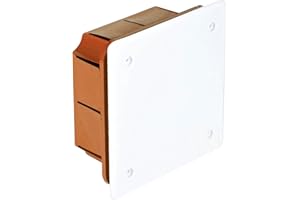 Electraline 60407 Abzweigdose Unterputz Mauerbau 90 x 90 x 45 mm