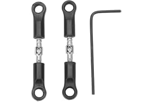 ZAWELIYO 2 stycken RC spårstång justerbar PA stål höghållfast exakt 1/16 falllänkar för SCY 16101 16102 16103 16201PRO RC til