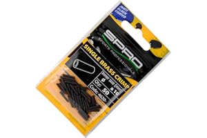 ‎SPRO Spro Matt Black Single Brass Crimp - 50 Quetschhülsen