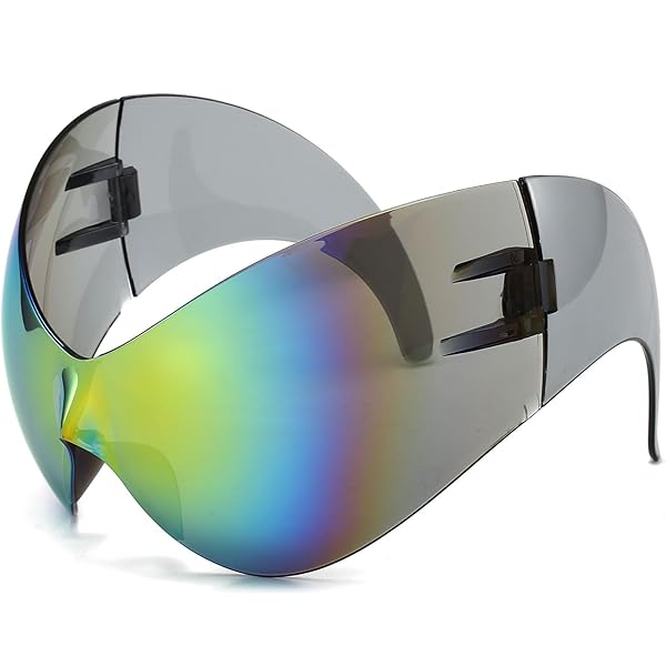 Occhiali Da Festa Futuristici Con Luci A LED Per Night Club - Foto 9