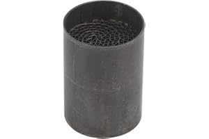 TONYSA Moto Tuyau D'échappement Catalyseur En Acier Inoxydable Avant Milieu Silencieux D'échappement Catalyseur Universel pour Moto (35 * 50mm)