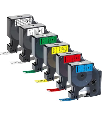 Cartouche Ruban Vinyle Pour Dymo Rhino 6000 5000 5200 4200 3000