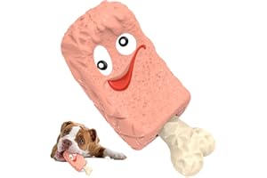 RUXAN Giocattoli per Cani Indistruttibili per Masticatori Aggressivi, Interattivo Giocattoli per Cani al Gusto di Manzo in Gomma Naturale più Resistente per Cani di Taglia Media/Grande