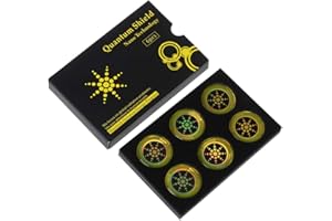 siwetg 6 Teile/Satz Runde Quantum Shield Aufkleber Handy Aufkleber Für Handy Von EMF Fusion Excel Anti Strahlenschutz