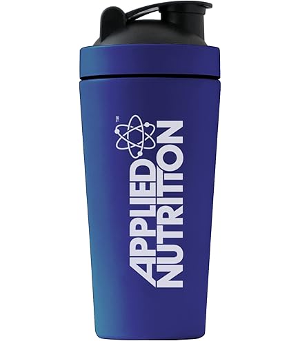 NutriVolv Bottiglia Shaker In Acciaio Inox 500ml - Isolata, Antigoccia, Con Frusta Mixball - Senza BPA - Per Proteine, Frullati E Smoothie - Colore Nero - 2