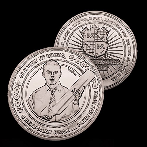 Iron Gut Publishing Shaun of The Dead Collectable Coin 25Th Anniversary (Silver Plated) Iron Coins