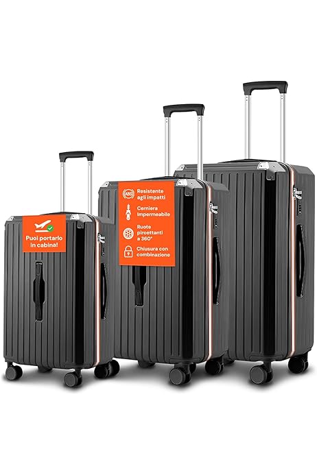 Bagaglio A Mano 40x20x25 Ryanair Valigia 55x40x20 ITACA Valigia