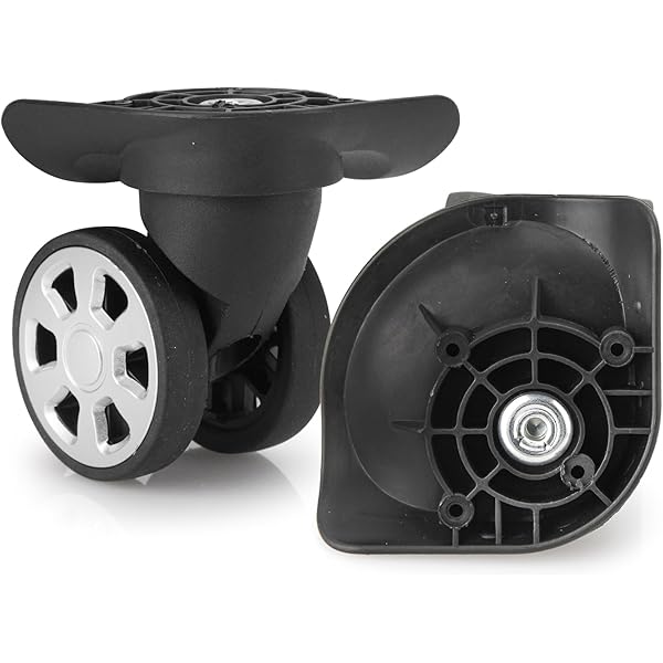 Roues De Rechange Pour Valise à Bagages - SURENHAP - 041-2D - Plastique - Pivotante - Lot De 2