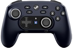 HORI Wireless Steam HORIPAD (Nero) - Controller Senza Fili per PC - Prodotto per Steam e Steam Deck