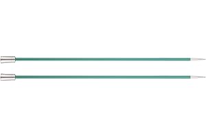 Knit Pro 3,25 mm Aluminio Zing Extremo de Tejer para Cama Individual, Verde