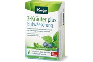 Kneipp 3-Kräuter plus Entwässerung - auf natürliche Weise eine Entwässerung unterstützen, Magnesium, Biotin, Brennnesselblätt