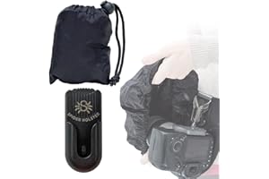 SPIDER HOLSTER - SpiderMonkey Large Rain Cover - Self Locking Belt Accessory Clip with self-contained Waterproof Cover to Protect Your Gear from The Elements!