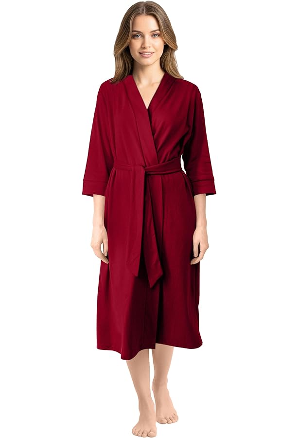 Pastunette de Luxe Dames Ochtendjas Grijs-S