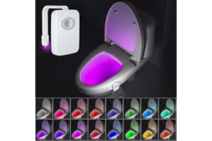 BEAN LIEVE 32 Farben Toiletten-LED-Licht - Toilettenlicht in der Toilette, Toilettensitzlicht mit bewegungsaktivierter und wasserdichter Funktion, Badezimmer-Nachtlicht